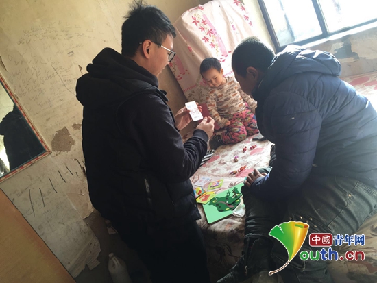 江苏科大研支团参加送教上门服务特殊需要儿童