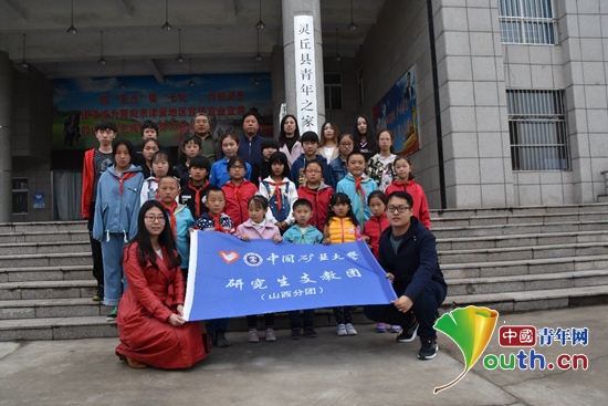 中国矿业大学第十九届研支团山西分团带领石家田九年制学生们参观灵丘县青年之家。 中国矿业大学第十九届研支团山西分团带领石家田九年制学生们参观灵丘县青年之家。