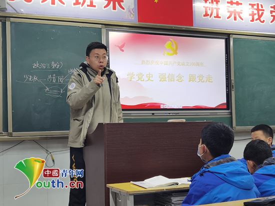 西北大学研支团在富平县学党史强信念跟党走